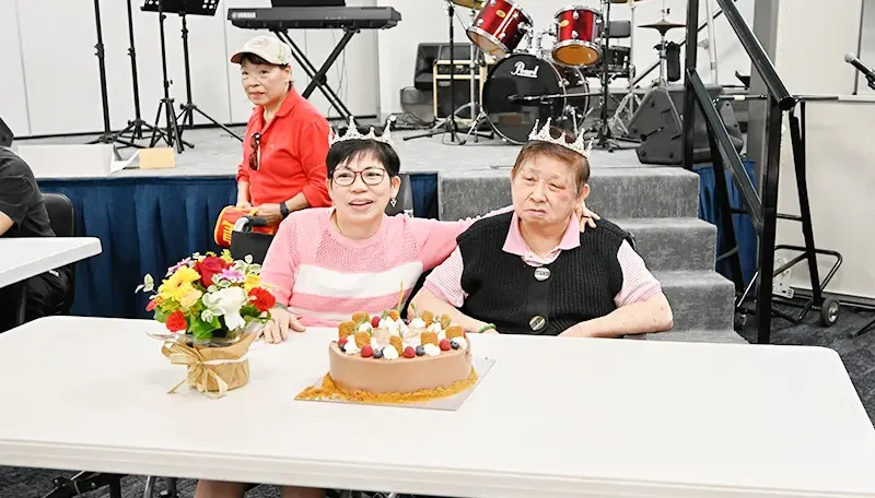 senior birthday celebration